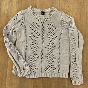 GAP Women's Textured Cream Sweater